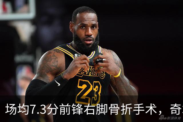 场均7.3分前锋右脚骨折手术，奇才盼他全明星前回归